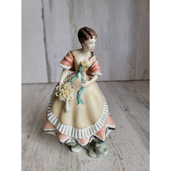 Royal Worcester Penelope Victorian ladies RARE series vintage bone china England - Picture 1 of 8
